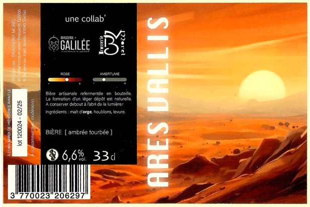 Etiquette BRASSERIE MOREL 04