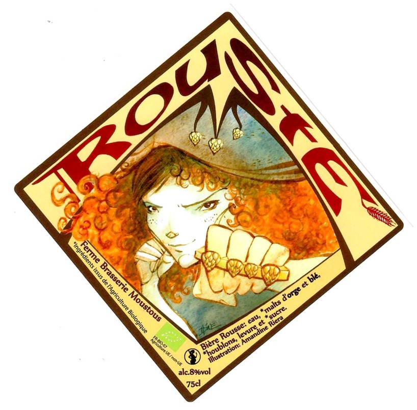 Etiquette BRASSERIE MOUSTOUS 19