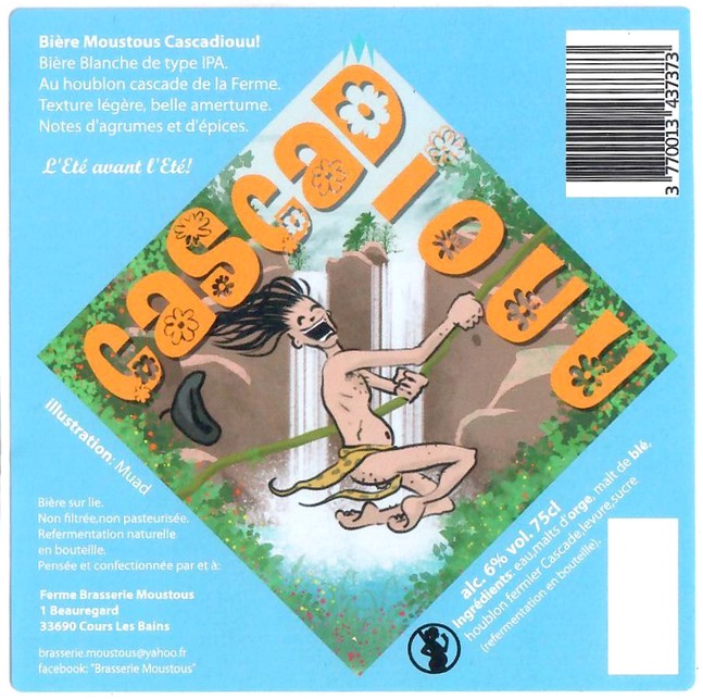 Etiquette BRASSERIE MOUSTOUS 31