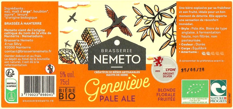 Etiquette BRASSERIE NEMETO 02