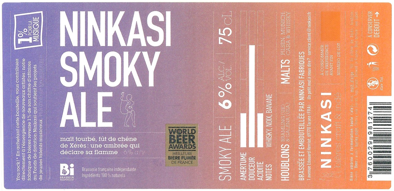 Etiquette BRASSERIE NINKASI 60
