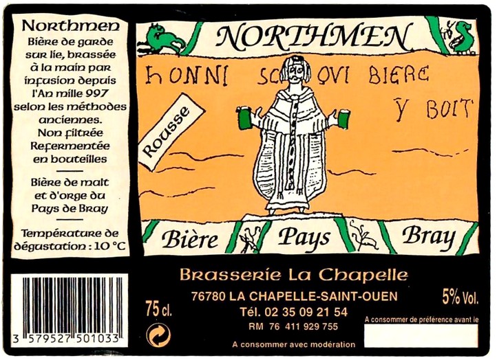 Etiquette BRASSERIE NORTHMAEN 05