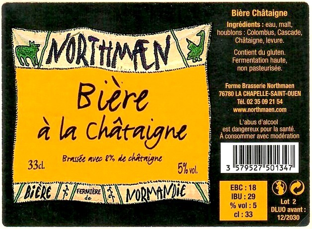 Etiquette BRASSERIE NORTHMAEN 100