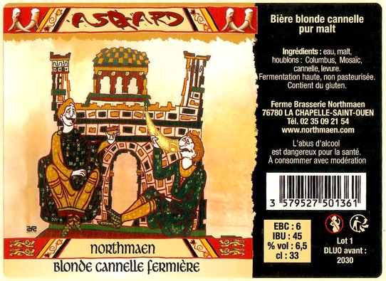 Etiquette BRASSERIE NORTHMAEN 112