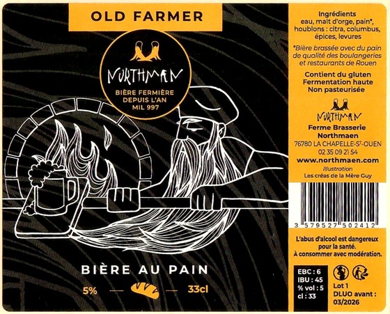 Etiquette BRASSERIE NORTHMAEN 113