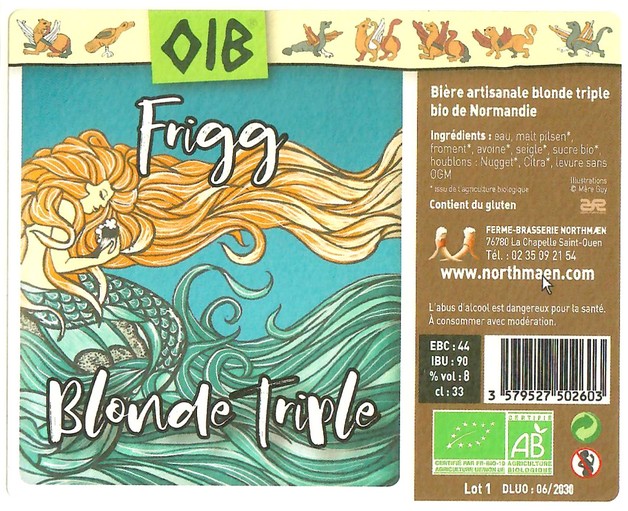 Etiquette BRASSERIE NORTHMAEN 119