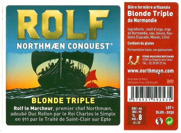 Etiquette BRASSERIE NORTHMAEN 121