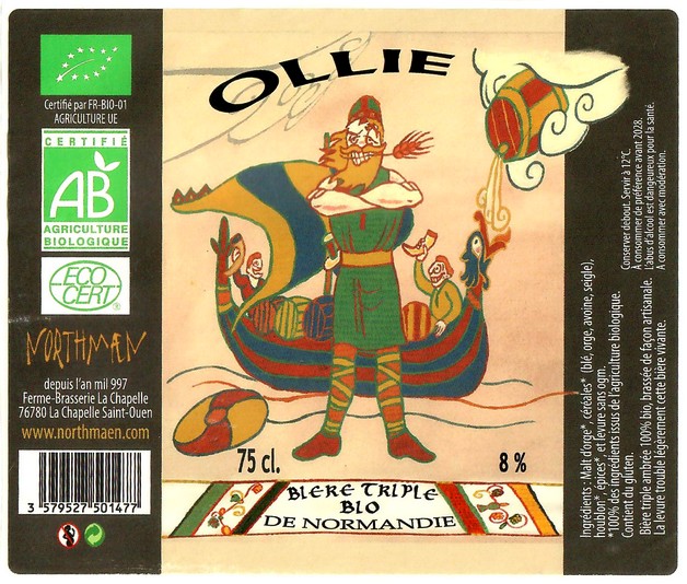 Etiquette BRASSERIE NORTHMAEN 125