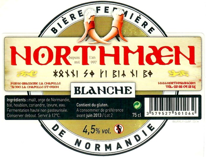 Etiquette BRASSERIE NORTHMAEN 18