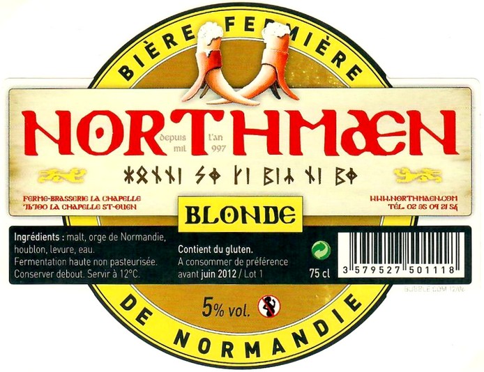 Etiquette BRASSERIE NORTHMAEN 20