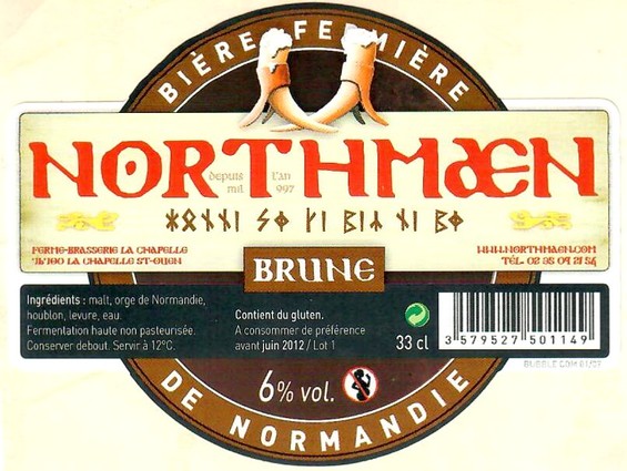 Etiquette BRASSERIE NORTHMAEN 22