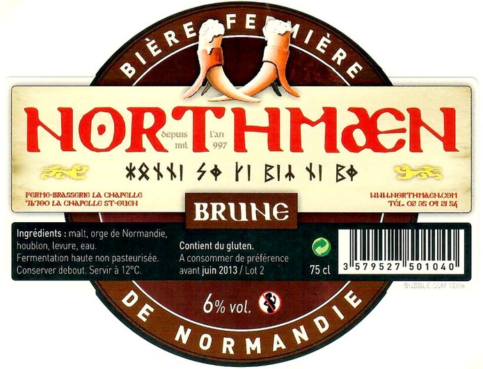 Etiquette BRASSERIE NORTHMAEN 23