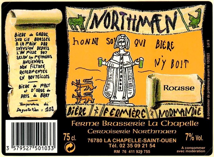 Etiquette BRASSERIE NORTHMAEN 26