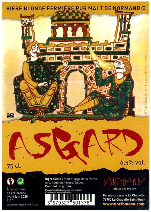 Etiquette BRASSERIE NORTHMAEN 41