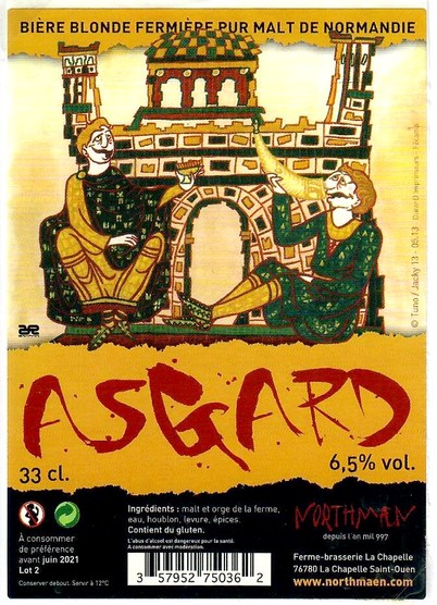 Etiquette BRASSERIE NORTHMAEN 43