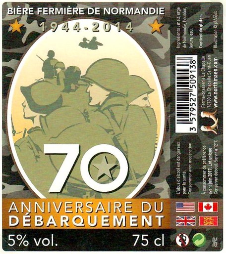 Etiquette BRASSERIE NORTHMAEN 45