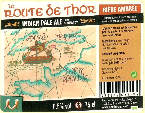 Etiquette BRASSERIE NORTHMAEN 47
