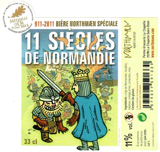 Etiquette BRASSERIE NORTHMAEN 52