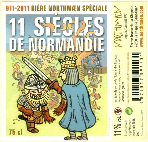 Etiquette BRASSERIE NORTHMAEN 65