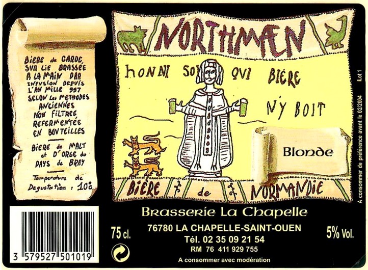Etiquette BRASSERIE NORTHMAEN 67