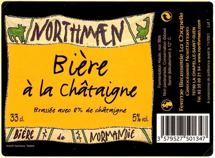 Etiquette BRASSERIE NORTHMAEN 70
