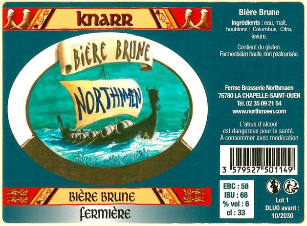 Etiquette BRASSERIE NORTHMAEN 77