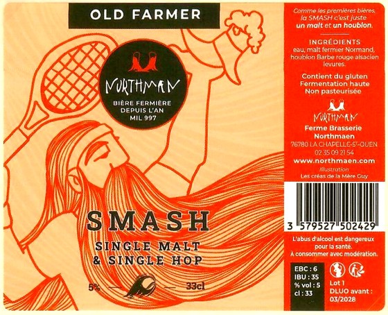 Etiquette BRASSERIE NORTHMAEN 79