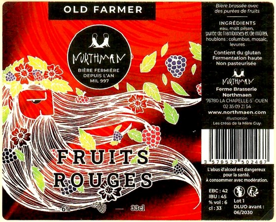 Etiquette BRASSERIE NORTHMAEN 80