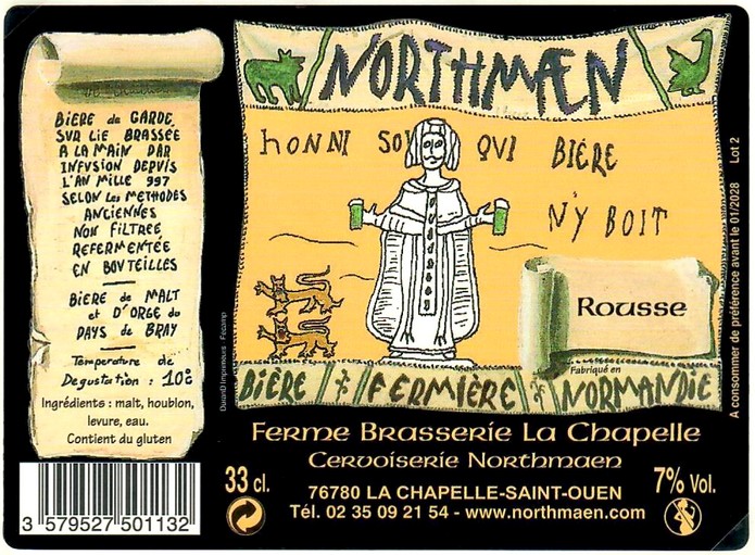 Etiquette BRASSERIE NORTHMAEN 86