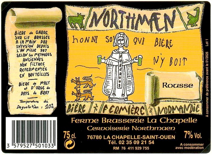 Etiquette BRASSERIE NORTHMAEN 87