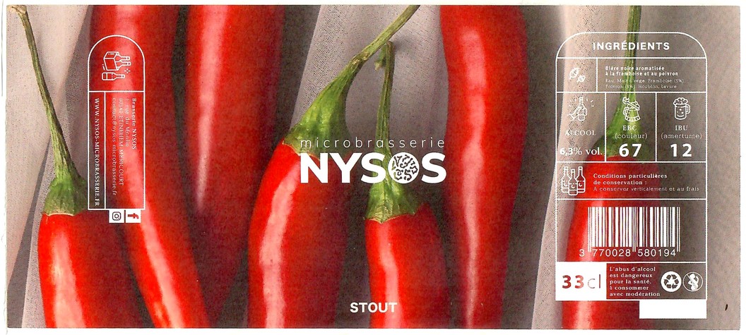 Etiquette BRASSERIE NYSOS 04