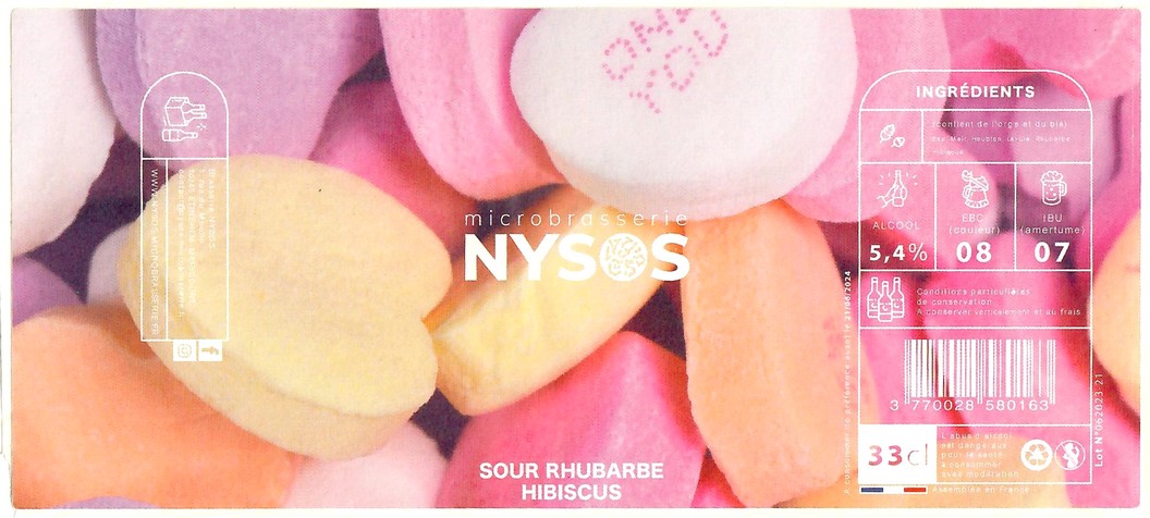 Etiquette BRASSERIE NYSOS 06