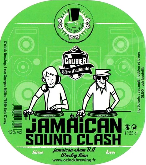 Etiquette BRASSERIE O CLOCK 01