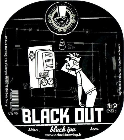 Etiquette BRASSERIE O CLOCK 07