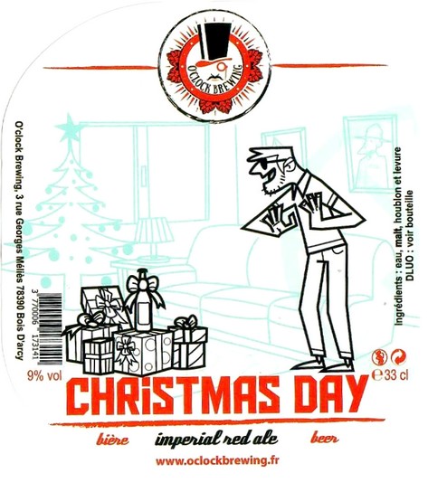 Etiquette BRASSERIE O CLOCK 14