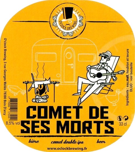 Etiquette BRASSERIE O CLOCK 15