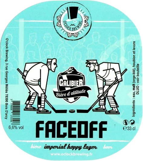 Etiquette BRASSERIE O CLOCK 16