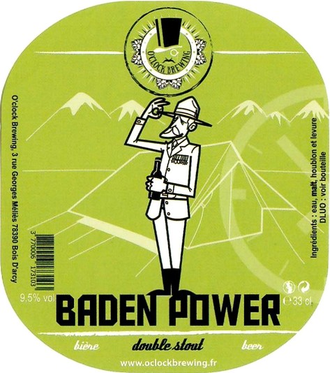 Etiquette BRASSERIE O CLOCK 25