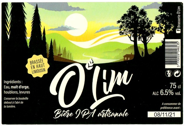 Etiquette BRASSERIE O'LIM 05