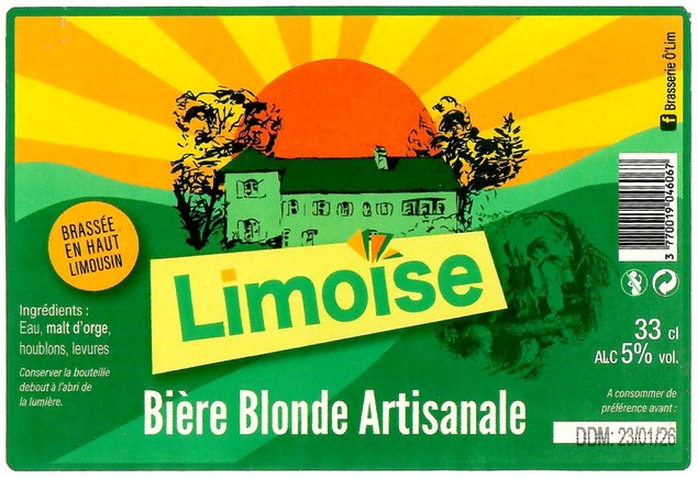 Etiquette BRASSERIE O'LIM 18