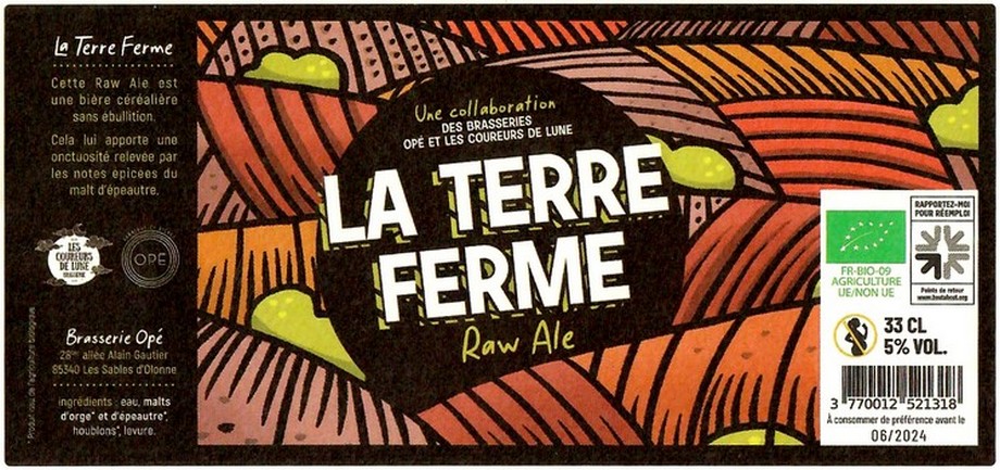 Etiquette BRASSERIE OPE 50