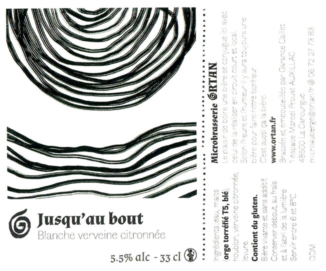 Etiquette BRASSERIE ORTAN 04