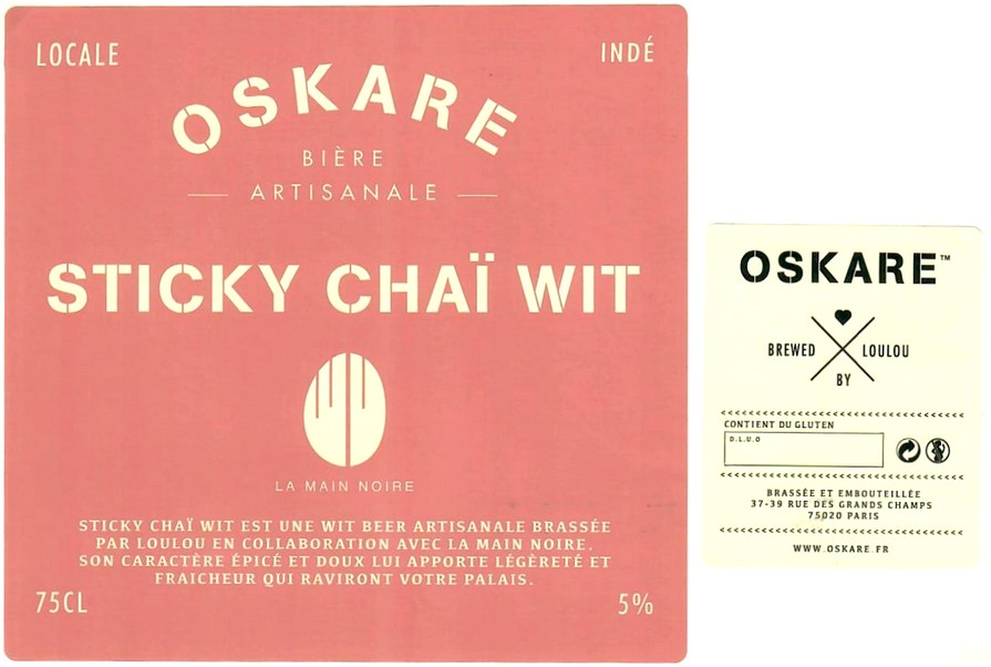 Etiquette BRASSERIE OSKARE 04