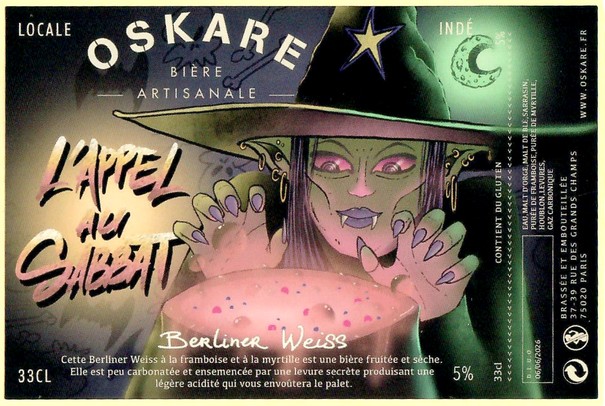 Etiquette BRASSERIE OSKARE 07