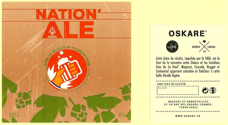 Etiquette BRASSERIE OSKARE 09