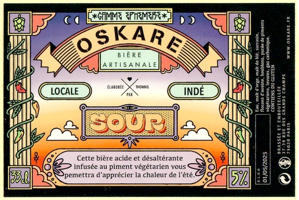 Etiquette BRASSERIE OSKARE 11