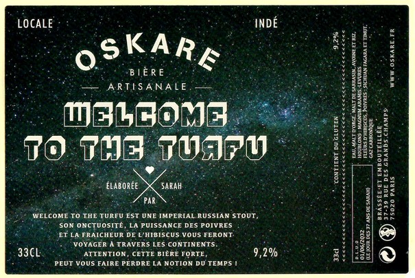 Etiquette BRASSERIE OSKARE 16