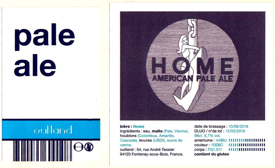 Etiquette BRASSERIE OUTLAND 11