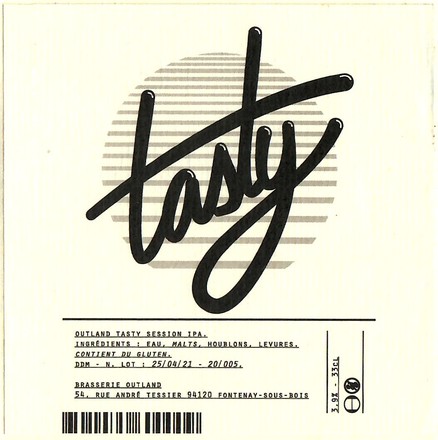 Etiquette BRASSERIE OUTLAND 16