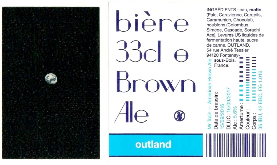 Etiquette BRASSERIE OUTLAND 29